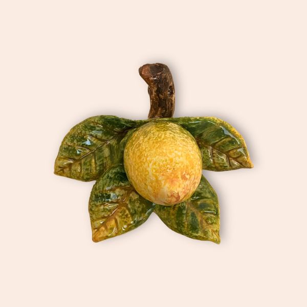 FRUIT WITH LEAVES - LEMON, CM.15X15